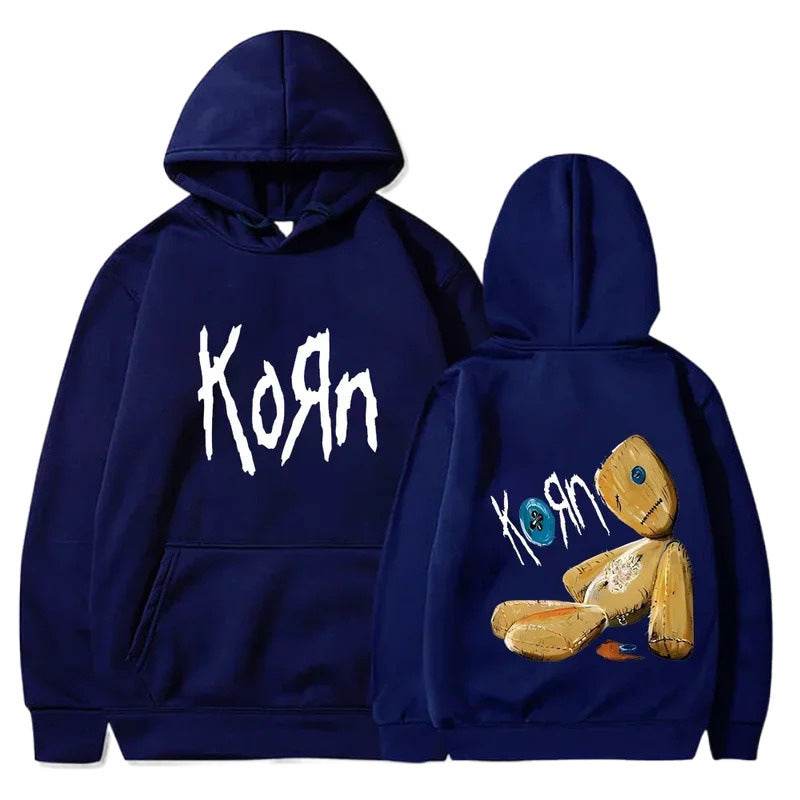 Spring and Autumn New Korn Pattern Printed Hooded Sweatshirt for Men and Women Long Sleeve Casual Outerwear Top - IntuitiveEncBoutique