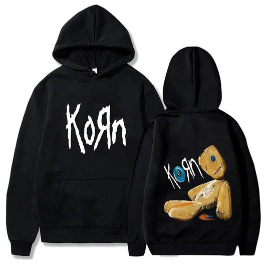 Spring and Autumn New Korn Pattern Printed Hooded Sweatshirt for Men and Women Long Sleeve Casual Outerwear Top - IntuitiveEncBoutique