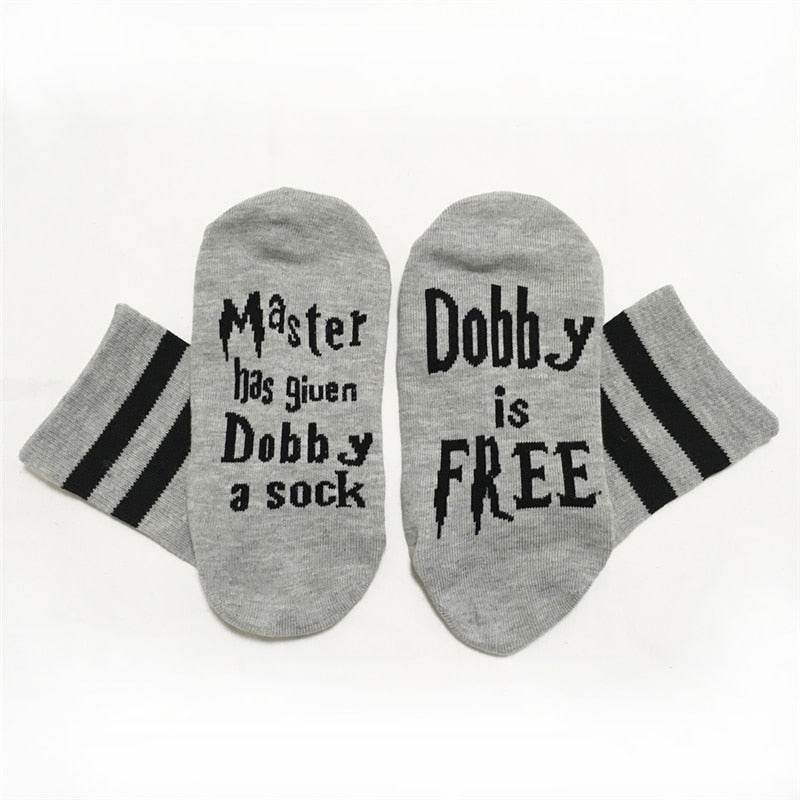Women Print Letter Cute Dobby Socks - IntuitiveEncBoutique