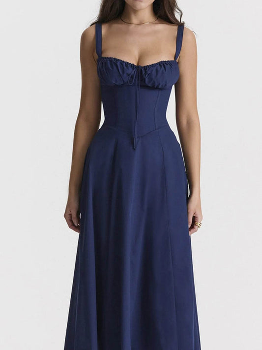 Full Size Slit Sweetheart Neck Cami Dress Plus Size - IntuitiveEncBoutique