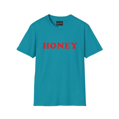 Honey Unisex Softstyle T-Shirt | Cute Gift, Casual Wear, Everyday Comfort, Spring Style, Sweet Gift for Her - IntuitiveEncBoutique