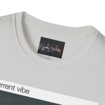 My Current Vibe T-Shirt, Funny Cat Shark Tee for Casual Outings, Unique Gift for Cat Lovers, Summer Style, Chill Vibes