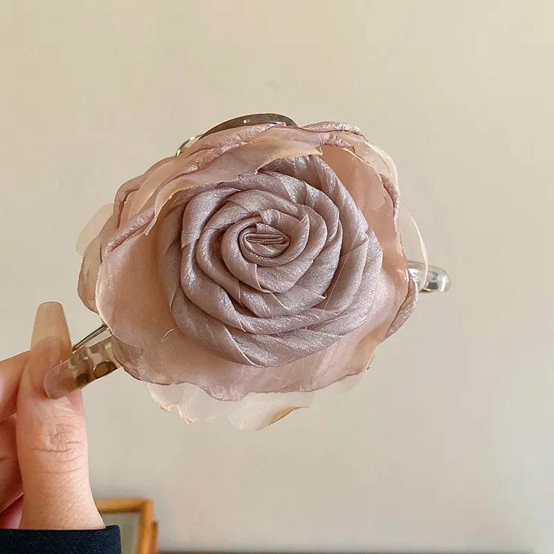 Flower Acrylic Hair Claw Clip - IntuitiveEncBoutique