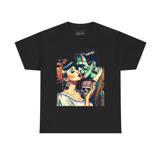 Vintage Horror Love T-Shirt - Unisex Cotton Tee, Halloween Shirt, Spooky Gift, Horror Movie Apparel, Retro Vibe - IntuitiveEncBoutique