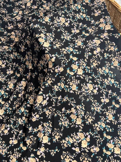 Full Size Slit Off-Shoulder Floral Midi Dress Plus Size - IntuitiveEncBoutique