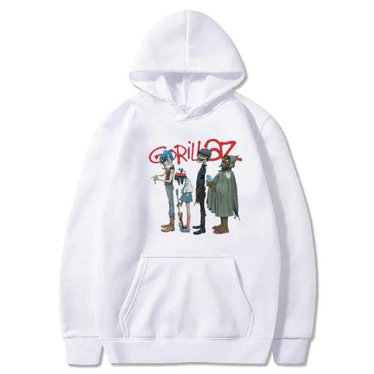 Spring GorillazPrinted Hoodie Unisex Long Sleeve Casual Jacket Trendy Versatile - IntuitiveEncBoutique