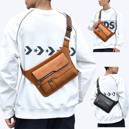 large capacity waterproof chest bag large capacity crossbody bag shoulder bag ﻿ - IntuitiveEncBoutique