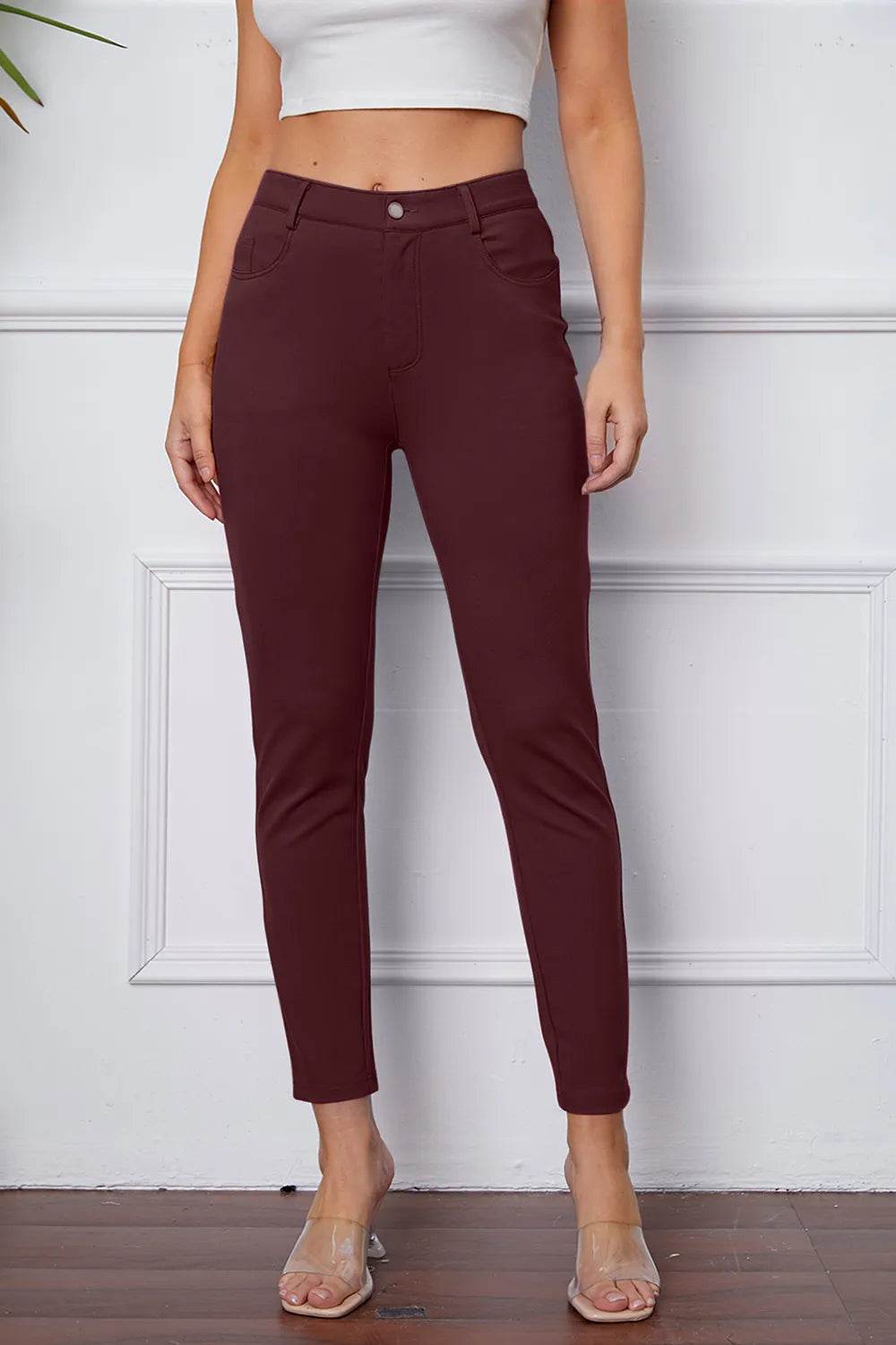 StretchyStitch Pants by Basic Bae - IntuitiveEncBoutique