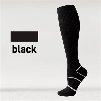Pressure socks calf socks women's socks solid color thin mesh sweat absorbing breathable odor proof compression socks - IntuitiveEncBoutique
