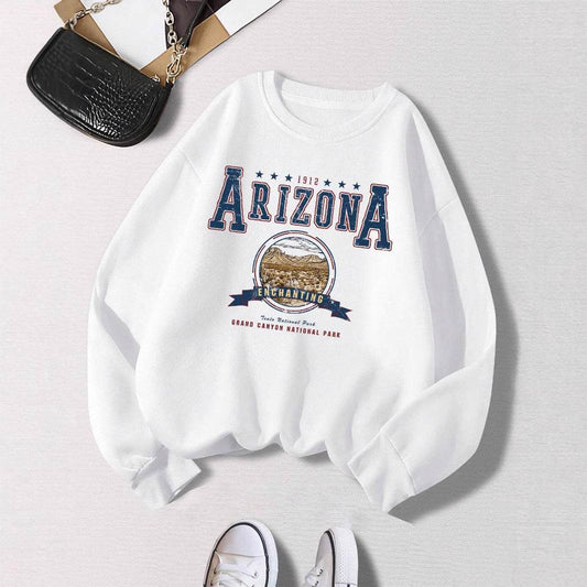 Fashion Woman Sweatshirts Arizona Natlonal Park Prints Pullo - IntuitiveEncBoutique