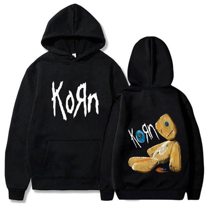 Spring and Autumn New Korn Pattern Printed Hooded Sweatshirt for Men and Women Long Sleeve Casual Outerwear Top - IntuitiveEncBoutique