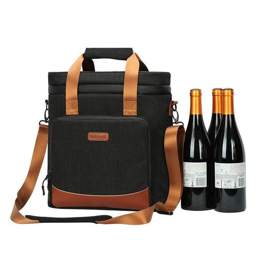 Thickened waterproof and anti-collision red wine bag to keep cold and chill wine portable ice bag insulation bag - IntuitiveEncBoutique