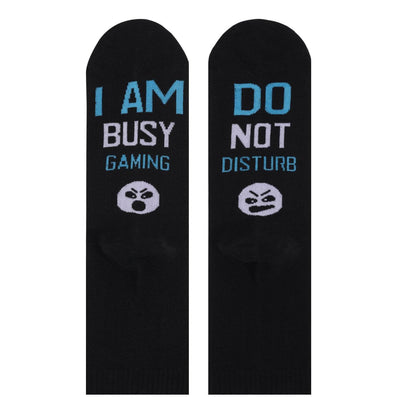 Game Print Socks DO NOT DISTRUB BUSY GAMING New Socks In Tube Socks - IntuitiveEncBoutique