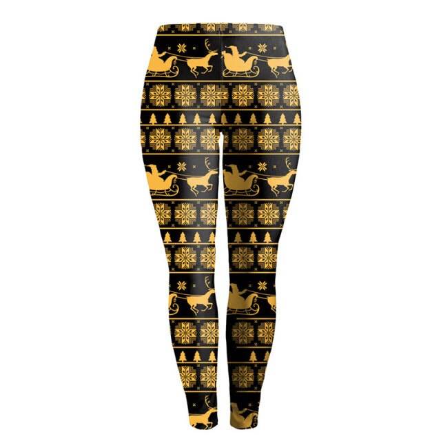 Women Christmas Leggings - IntuitiveEncBoutique