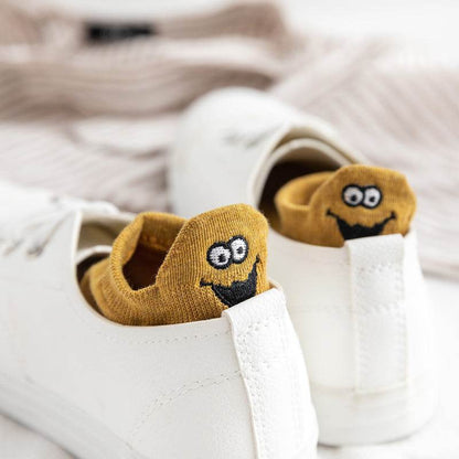 Woman Embroidered Expression Socks Fashion Ankle Funny Sock - IntuitiveEncBoutique