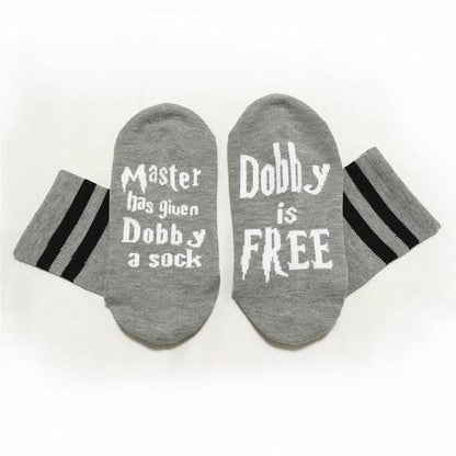 Women Print Letter Cute Dobby Socks - IntuitiveEncBoutique