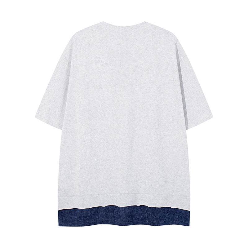 Short Sleeve Unisex Design Vintage Loose Round Neck T-Shirt - IntuitiveEncBoutique
