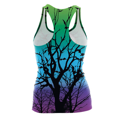The Nightmare Before Christmas Tank top Women Halloween Sexy Print Women Jack Skellington Tops