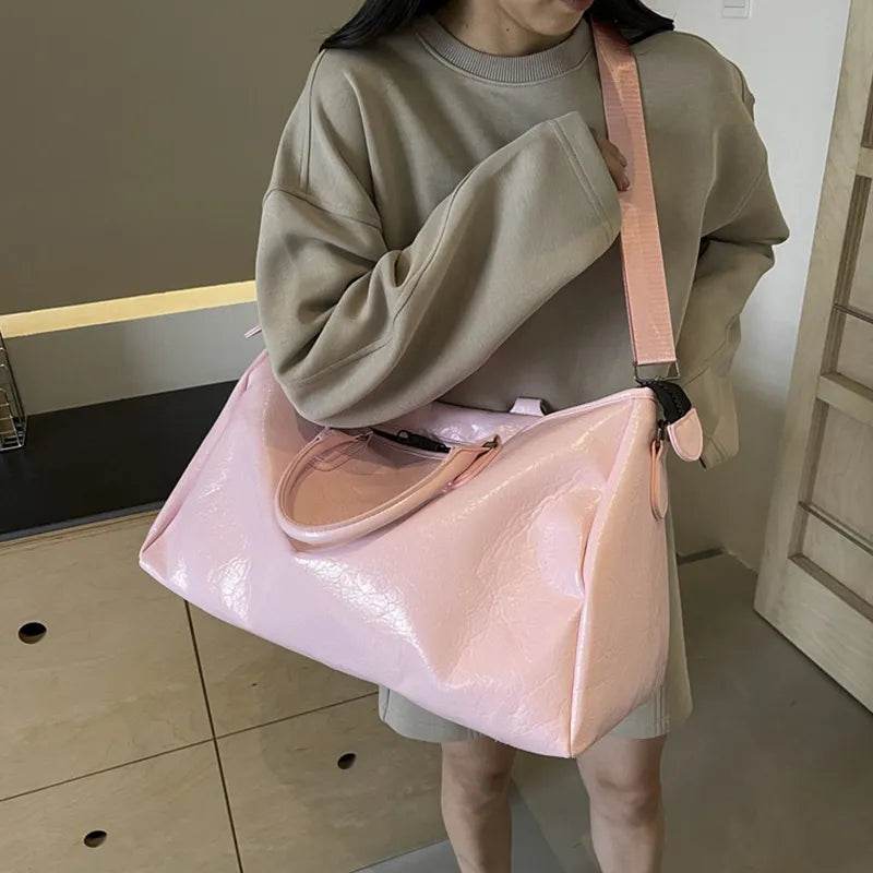 PU Leather Oversize Travel Bag - IntuitiveEncBoutique