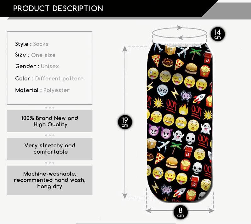Halloween Socks 3d Printed Socks - IntuitiveEncBoutique