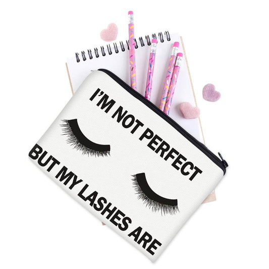 Deanfun Cosmetic Bags 3D Printed Eyelash with Letter Necessaries for Women Travelling - IntuitiveEncBoutique