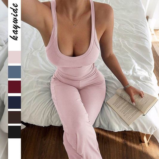 Spicy Girl Strapless Top and Long Pants Women's Set - IntuitiveEncBoutique