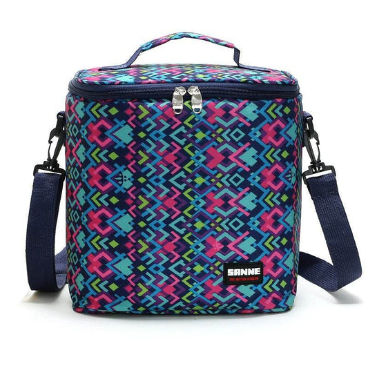 New thermal insulation bag outdoor large capacity picnic ice bag Oxford cloth portable lunch bag PVC - IntuitiveEncBoutique