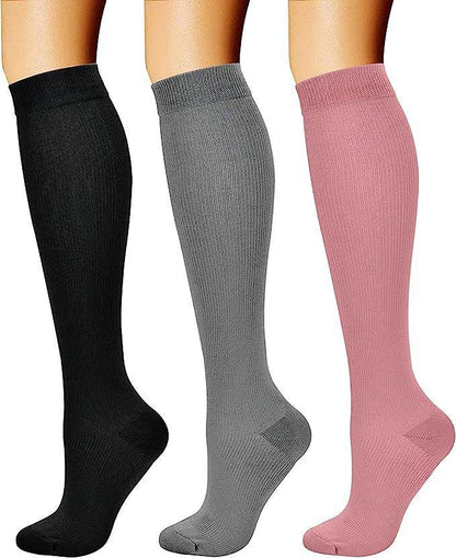Sports pressure socks long tube socks calf socks compression socks skipping rope elastic cycling socks - IntuitiveEncBoutique