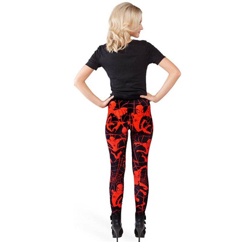 Women Leggings Digital Print Popular Spider-Man Sexy women pant - IntuitiveEncBoutique