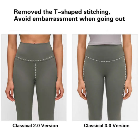 Buttery-Soft Naked-Feel Workout Gym Yoga Pants Women Squat Proof High Waist Fitness Tights Sport Leggings