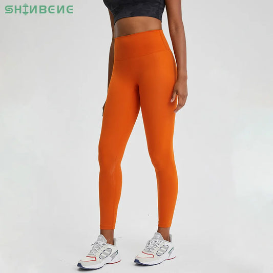Buttery-Soft Naked-Feel Workout Gym Yoga Pants Women Squat Proof High Waist Fitness Tights Sport Leggings
