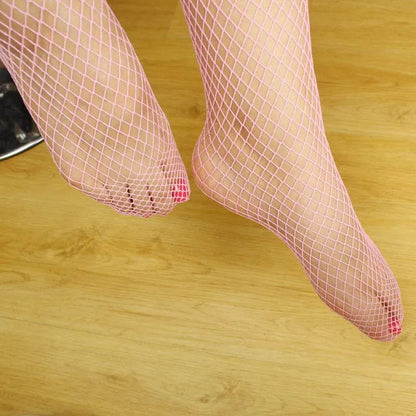 Sexy Women's Hosiery Lace Top Stay Up Thigh High Stockings Ladies Hollow Mesh Nets Lace Fishnet Stockings Pantyhose - IntuitiveEncBoutique