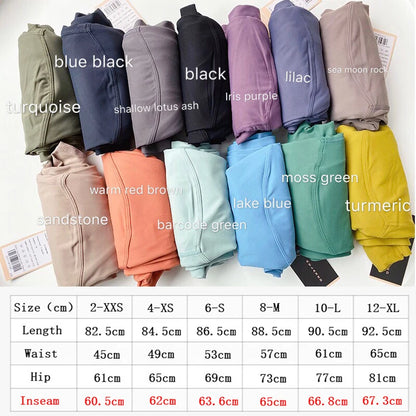 Buttery-Soft Naked-Feel Workout Gym Yoga Pants Women Squat Proof High Waist Fitness Tights Sport Leggings