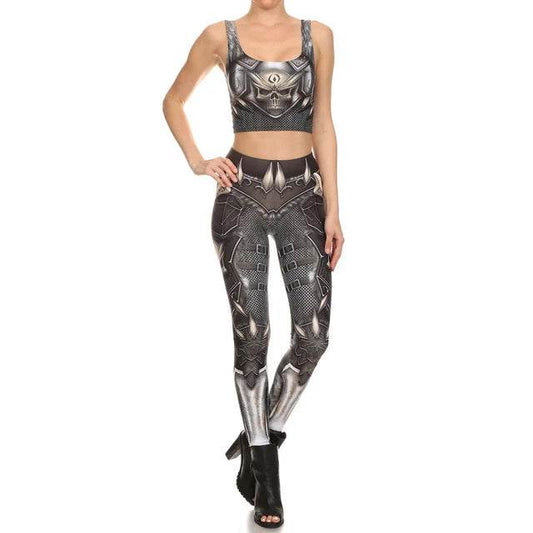 Women Skeleton Pattern Pants Leggings - IntuitiveEncBoutique