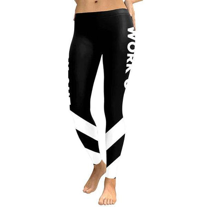 Women Leggings Workout Digital Print Fitness High Waist Legging - IntuitiveEncBoutique