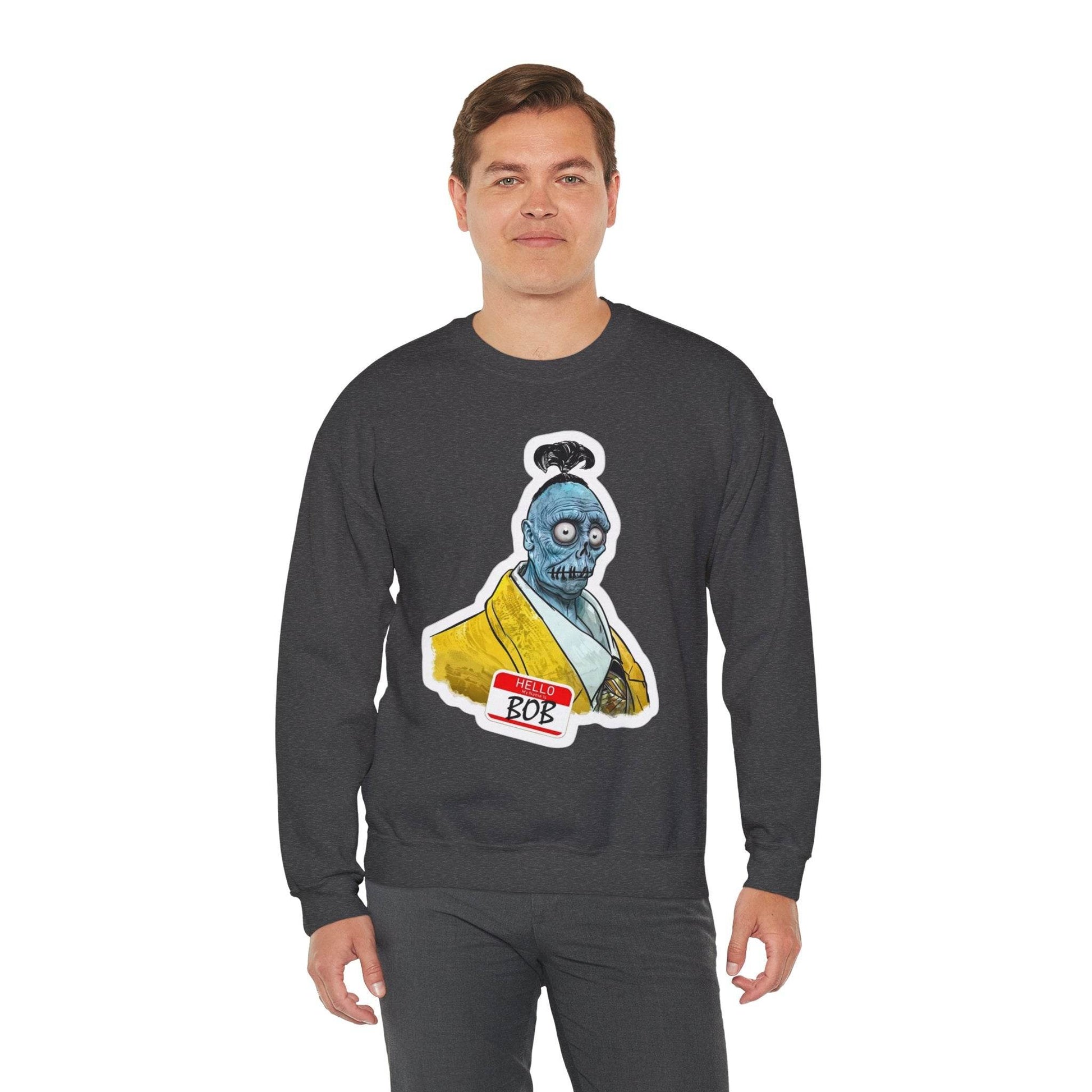 Funny Unisex Sweatshirt with Artwork, Cozy Gift for Friends, Anti-Valentine's Day, Joke Sweatshirt, Loungewear, Cartoon Design - IntuitiveEncBoutique