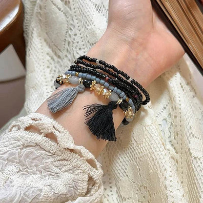Tassel Rice Bead Bracelet - IntuitiveEncBoutique