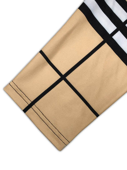 Plus Size Plaid V-Neck Long Sleeve Wrap Dress - IntuitiveEncBoutique