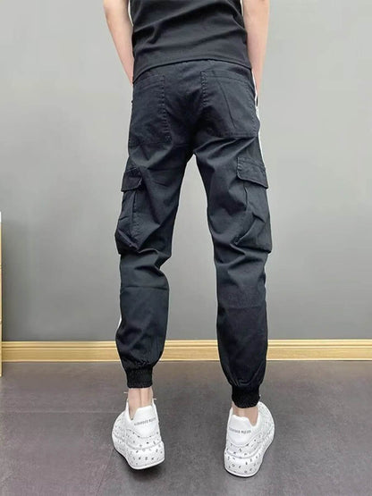 Men's Plus Size Side Striped Joggers pants - IntuitiveEncBoutique