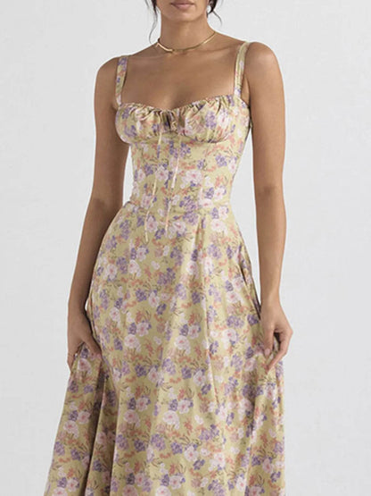 Full Size Slit Sweetheart Neck Cami Dress Plus Size - IntuitiveEncBoutique