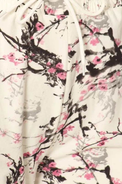 Leggings Depot Full Size Buttery Soft Printed Joggers with Drawstring Plus Size - IntuitiveEncBoutique