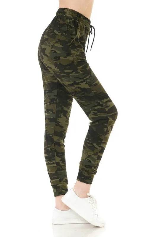 Leggings Depot Full Size Buttery Soft Joggers with Drawstring Plus Size - IntuitiveEncBoutique