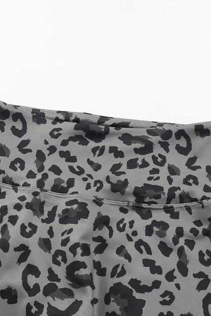 Green Classic Leopard Print Active Leggings - IntuitiveEncBoutique