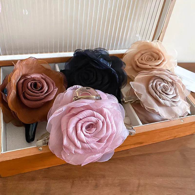 Flower Acrylic Hair Claw Clip - IntuitiveEncBoutique