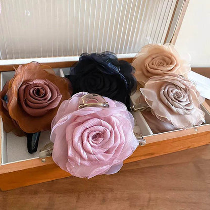 Flower Acrylic Hair Claw Clip - IntuitiveEncBoutique