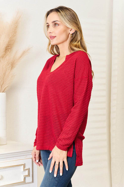 Culture Code Full Size Wide Notch Relax Top - IntuitiveEncBoutique